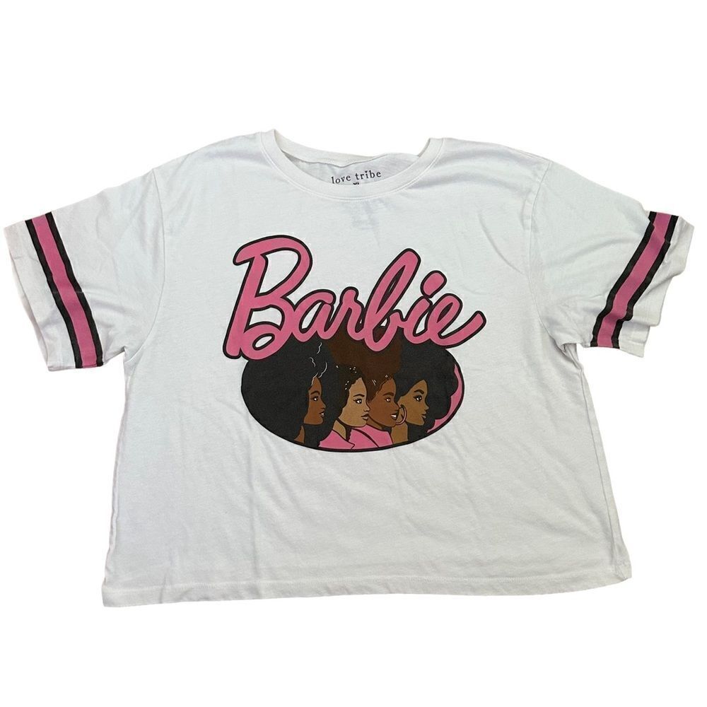 Love Tribe ~ Barbie Cropped Tee ~ size XL